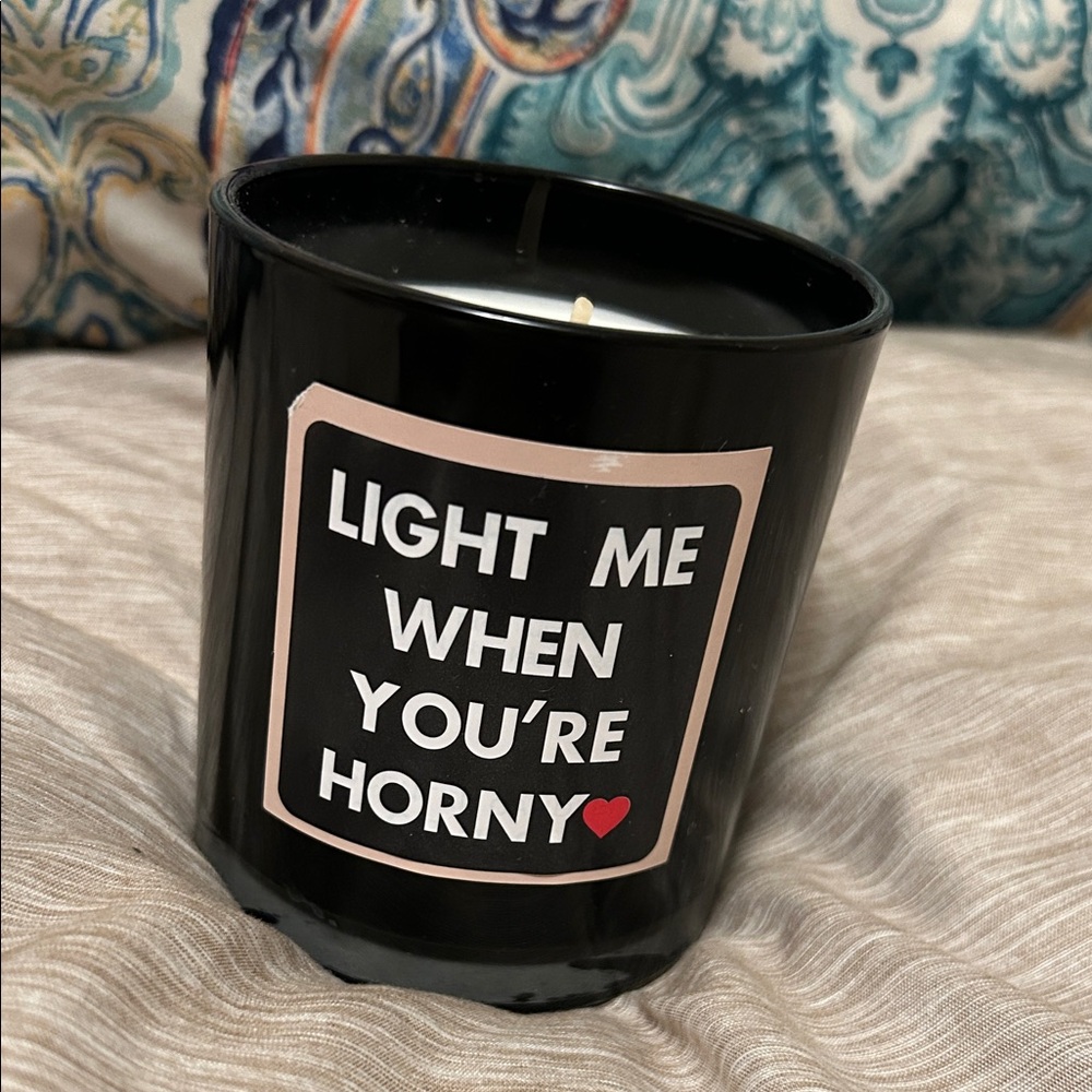 Black Scented Candle
